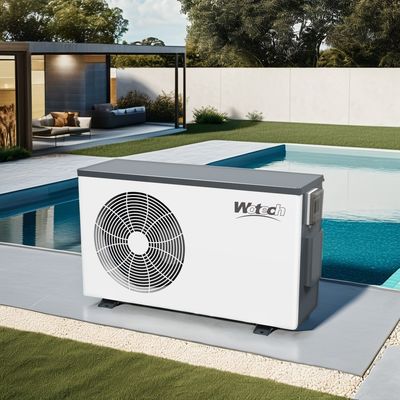 Низкое содержание 6 Kw инвертор R32 Воздушный источник тепловой насос для наружных бассейнов энергосберегающий