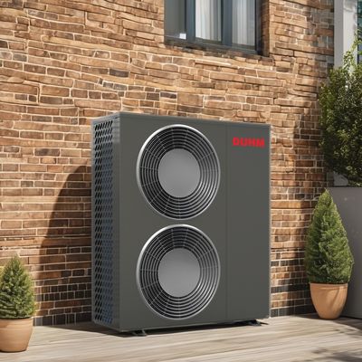 Моноблок R290 EVI Инвертор Нагреватель Охлаждение Тепловой насос горячей воды с моноблочным дизайном
