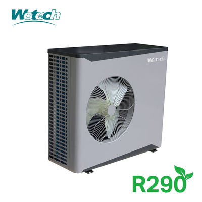 Wotech 220V 15kw Воздушный тепловой насос Моноблок R290 A / A Евростандартный тепловой насос