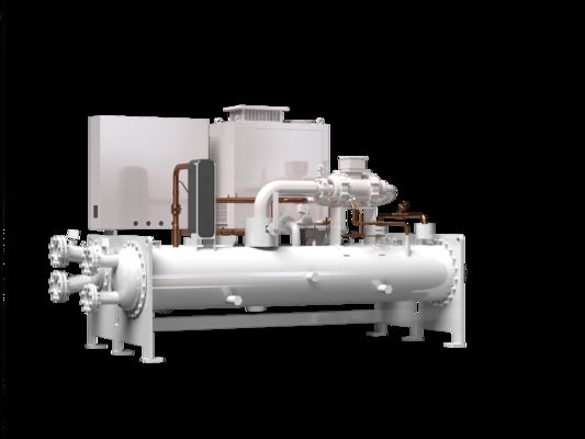 Высокоэффективная система отопления и охлаждения с использованием геотермального теплового насоса на базе водяного источника