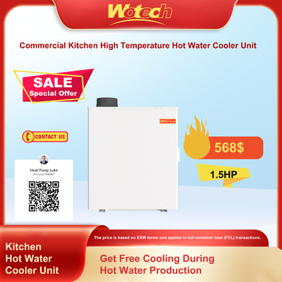 Commercial Kitchen High Temperature Hot Water Cooling Unit, Continuous Hot Water, Cooling at No Extra Cost